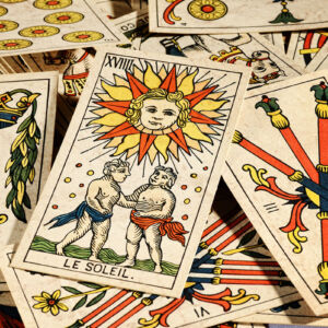 Set of tarot cards