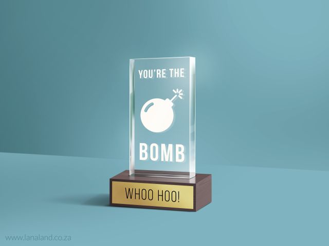 you're the bomb trophy